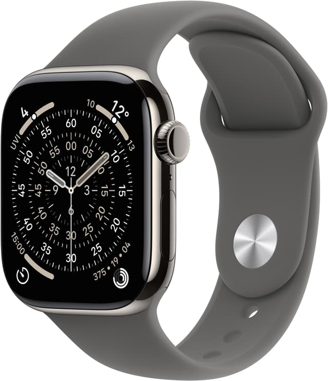 Apple Watch S11 42mm CEL (Natural Titanium/Stone Gray Sport Band) S/M
