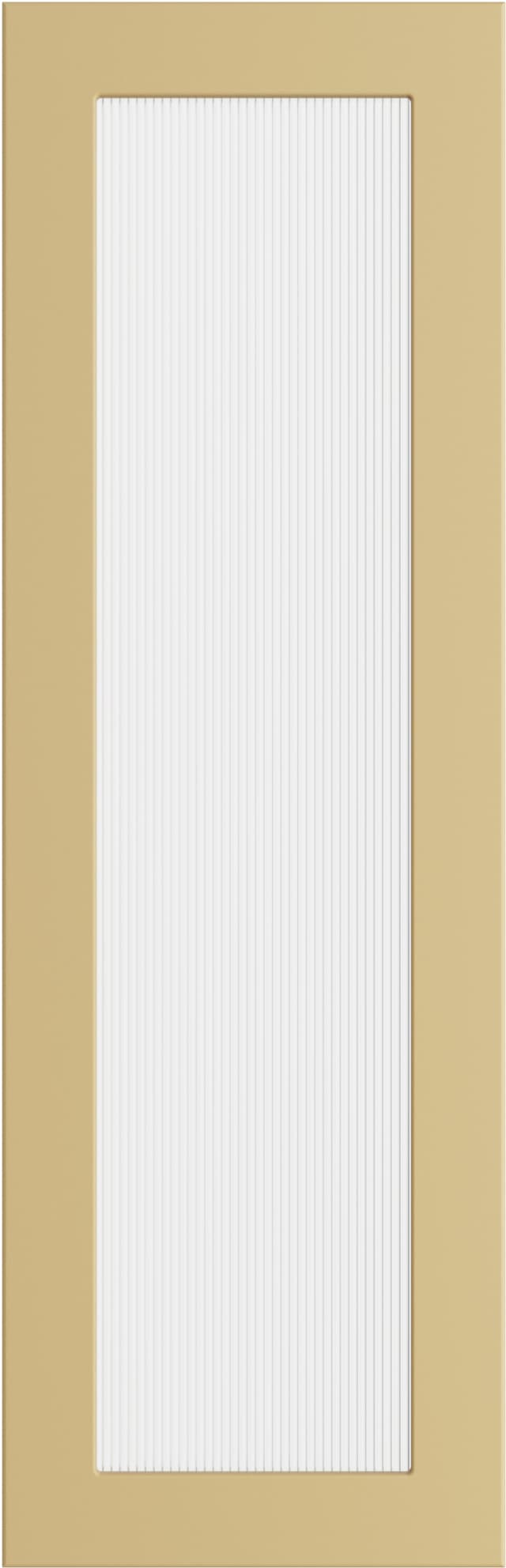 Epoq Trend Dusty Yellow räfflad glaslucka 30x92