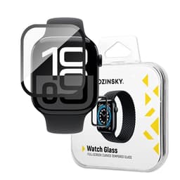 [2-Pack] Wozinsky Apple Watch 42mm Härdat glas Skärmskydd Frame- Svart