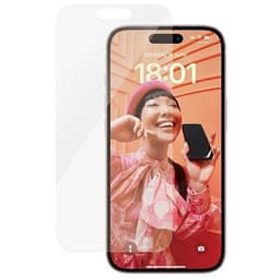 PanzerGlass iPhone 15 Härdat Glas Skärmskydd Classic Fit - Clear