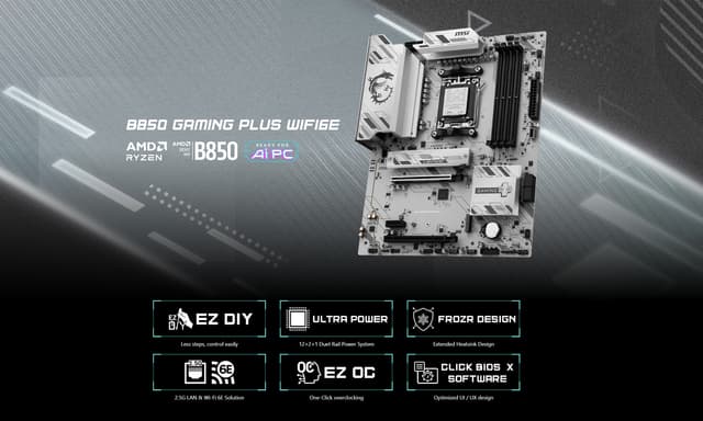 MSI B850 GAMING PLUS WIFI