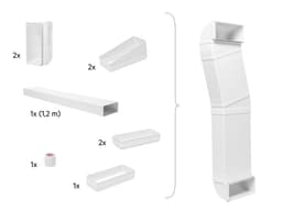 Electrolux M2CKCF01C Puolikas putkisarja, liesituuletin