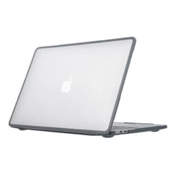 Beskyttelsesdeksel kompatibelt med MacBook Air 13 A1932 A2179 A2337 - Gjennomsiktig svart, Slitesterk