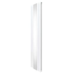 Platt Spegelradiator - 1800mm x 425mm – Vit