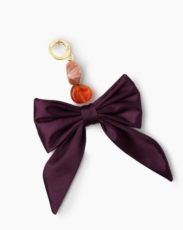 Bag Charm Cherry Bow