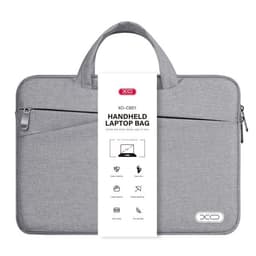 XO 14-tommers Laptopveske - Stilig Grå med Ekstern Lomme