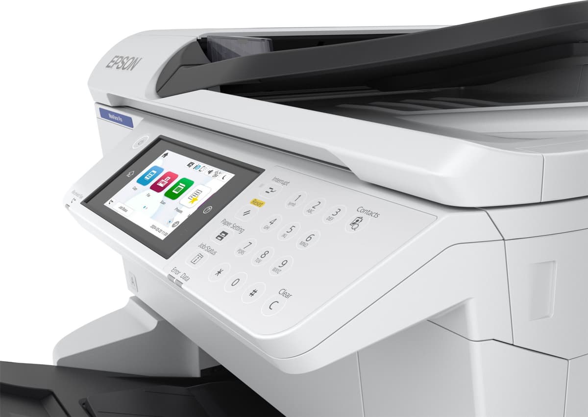 Workforce 7100 Epson WorkForce Pro EM-C7100DWF multifunksjonsskriver C11CL35401 (hvit ...