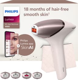 Philips Lumea 9900 Series IPL hårborttagningsapparat BRI951/01 (vit)