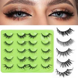 Tette, Lange, Myke og Komfortable Løse Øyevipper - Oppnå et Naturlig Fox Eye-utseende