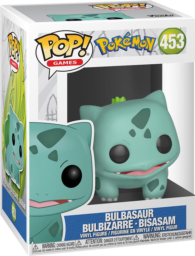 FUNKO! POP GAMES: POKEMON-BULBASAUR- EMEA