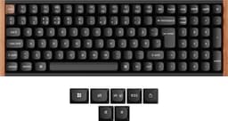 Keychron K4 HE SE trådlöst gamingtangentbord (träsvart)