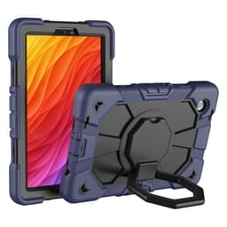 Til Samsung Galaxy Tab A11 Kraftig rustningsveske Nettbrettveske Navy Blue + Black