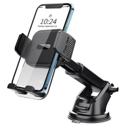 Mobilholder for dashbord og luftventil Grå