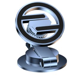 Ny sammenleggbar magnetisk biltelefonholder Sort