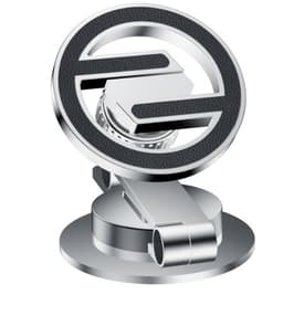 Ny sammenleggbar magnetisk biltelefonholder Sølv