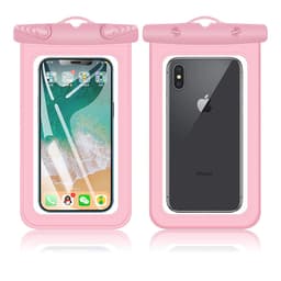 Vedenpitävä kännykkäkotelo 7 tuumaa Vaaleanpunainen