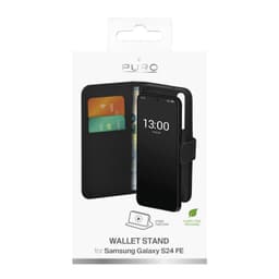 Samsung Galaxy S24 FE wallet case, 2 card slots, black