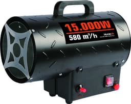 HOME It® gassvarmekanon/varmeovn med regulator 15 kW 160 m² DK/NO/FI