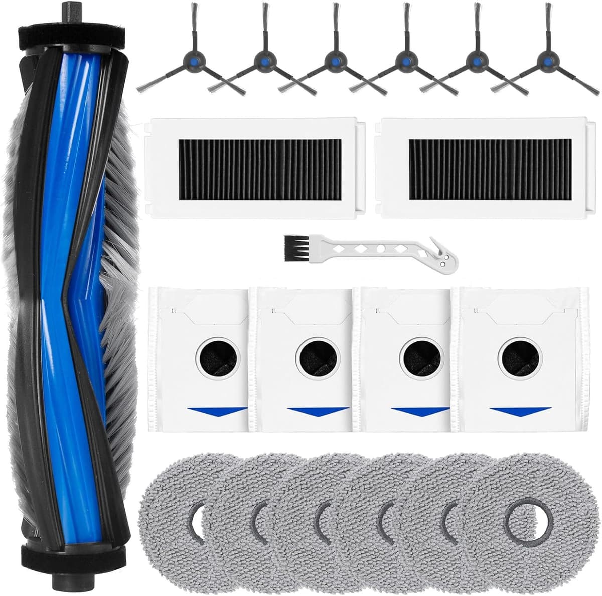 Spazzola Principale Di Ricambio Per Ecovacs Deebot N30/N30 Pro Omni - Rullo In Nylon Per Peli Animali E Polvere