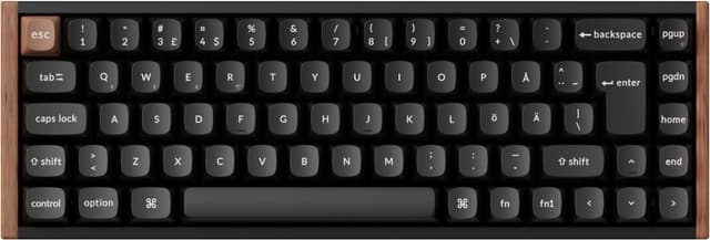 Keychron K6 HE SE trådløst gaming-tastatur (træ-sort)