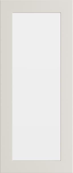 Epoq Trend Warm White lasinen kaapinovi keittiöön 30x70 cm