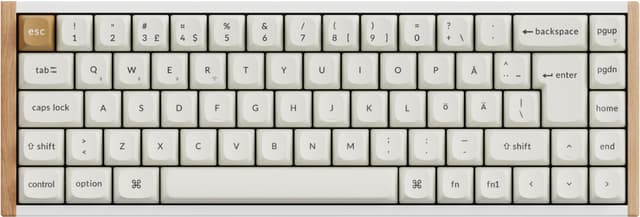 Keychron K6 HE SE trådløst gaming-tastatur (hvid)