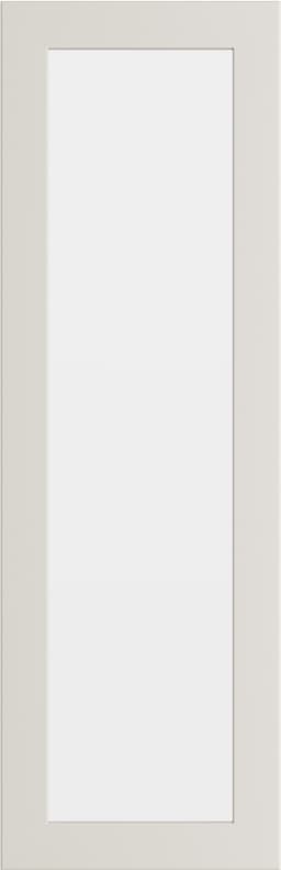Epoq Trend Warm White skapdør i glass til kjøkken 30x92 cm