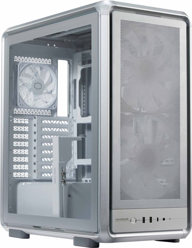 Cooler Master MasterFrame 500 Mesh ARGB PC-kabinet (sølv)