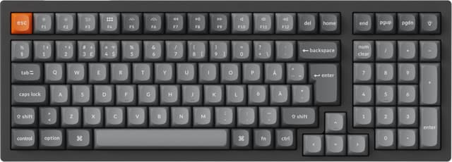 Keychron K4 Max Super Red trådløst gaming