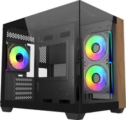 Cooler Master Elite 481 datorchassi i trä (svart)