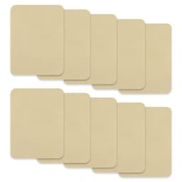 Selvklebende lapper for klesreparasjon, 10 deler Kaki
