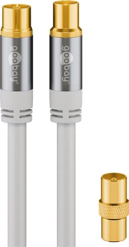 TV-antennkabel (135 dB), 4x skärmad