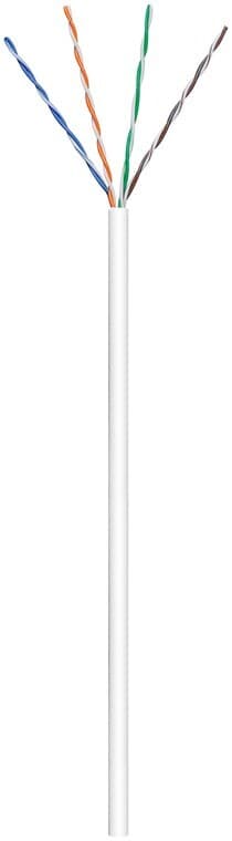 CAT 6 netværkskabel, U/UTP, hvid