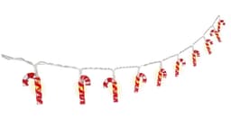 String Light ""Candy Canes"" med 10 lysdioder