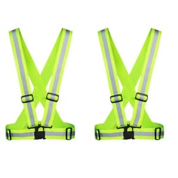 Heijastavat turvanauhat 2 kpl pakkaus - 5x1,5 cm Ruohon väri