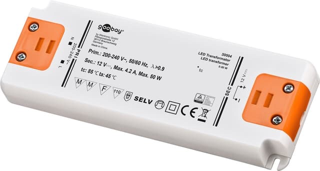 LED-transformator 12 V (DC) (DC), 50 W