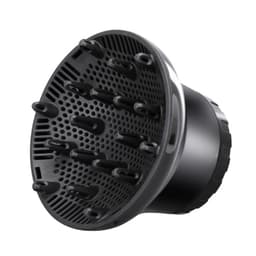 Foldbar curling diffuser til hårtørrer Sort