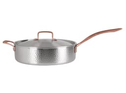 Traktørpanne med lokk 28 cm - Rustfri