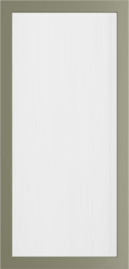 Epoq Trend Eco Olive rillet glassdør 60x125