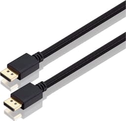 Sandstrøm DisplayPort 1.4 flettet kabel (3m)