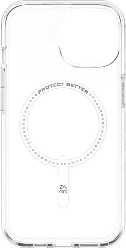 Zagg Crystal Palace Apple iPhone 16E/17E/15/14/13 cover (gennemsigtig)