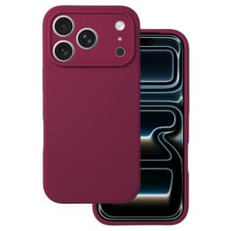 Silicone Lite Case iPhone 17 Pro - Crimson red