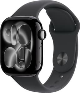Apple Watch S11 42mm GPS (Jet Black Aluminium/Black Sport Band) M/L