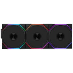 Lian Li UNI TL trådlös 120mm omvänd PC-fläkt (svart 3-pack)