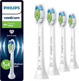 Philips Sonicare W2 Optimal tandborsthuvud HX6064/87 (vit 4 pack)