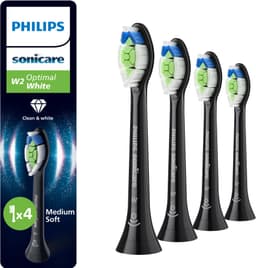 Philips Sonicare W2 Optimal tandbørstehoved HX6064/88 (sort)