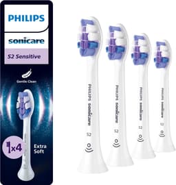 Philips Sonicare S2 Sensitive tandbørstehoved HX6054/87 (hvid)
