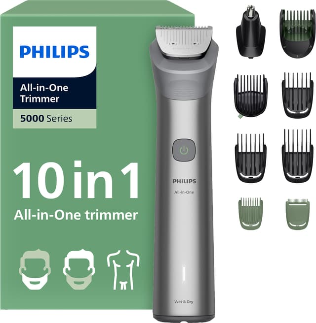 Philips All-in-One Series 5000 multitrimmer MG5931/15 (ljusgrå)