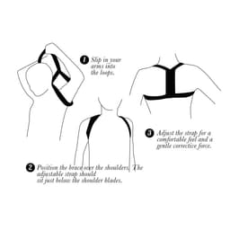 SWEDISH POSTURE Skulderstøtte Classic Hvit M-L