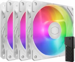 Cooler Master Sickle Flow Edge 120mm PC-blæser (3-pak, hvid)